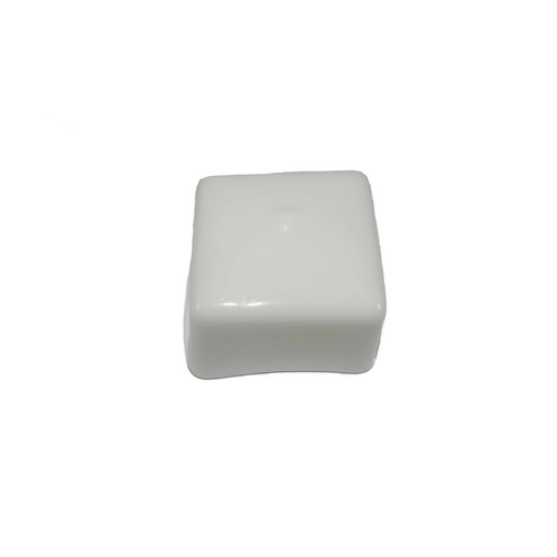 Safety End Cap, 1 5/8 In X 1 5/8 In, White, PK10, Safety End Cap, 1 5/8 - Foto 6