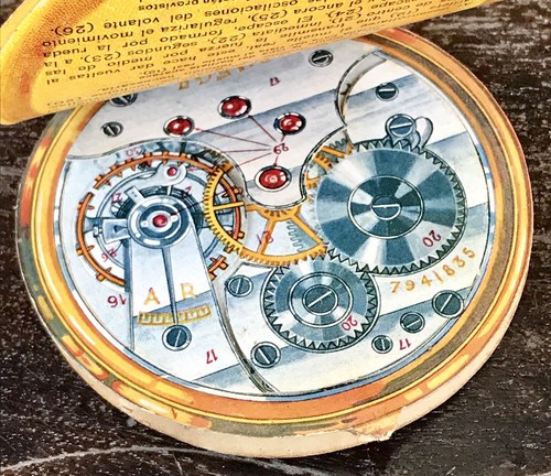 OMEGA Vintage 1900er Broschüre Erklärung des Uhrwerks für Taschenuhr / - Bild 4 von 12