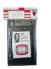 1984-85 Chicago Bulls Michael Jordan Schedule (BGS 9) Very LOW Population 🔥 