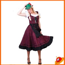 COSTUME ADULTA DONNA FESTA DELLA BIRRA  TIROLESE BAVERESE AUSTRIACA TG 36-46