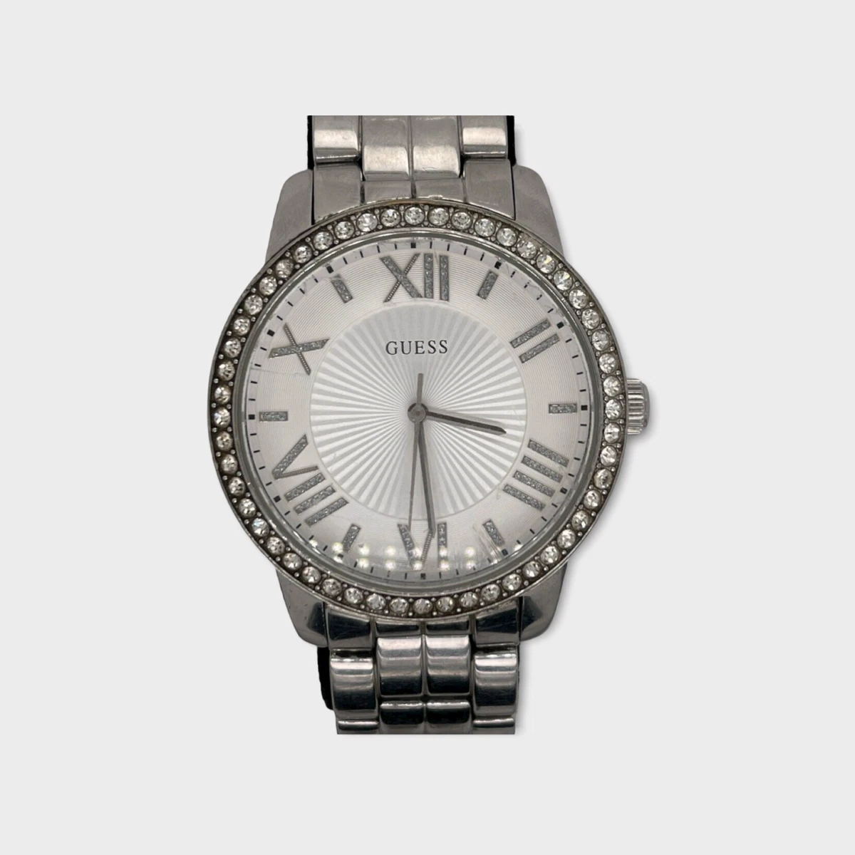 Guess women's stainless steel watch sale