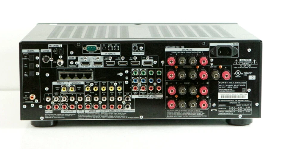 For Parts/ Fix Sony STR-DA3700ES AV Receiver (No Sound/ HDMI) j924 - Image 4 of 4