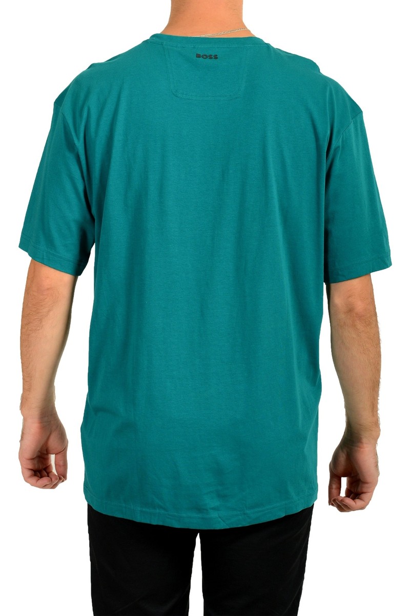 【Hugo Boss】Green Tee 1 フロント ロゴ プリント Tシャツ ♪ Hugo Boss Men's 