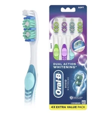 Oral-B 3D White Vivid Toothbrush - 4 Count
