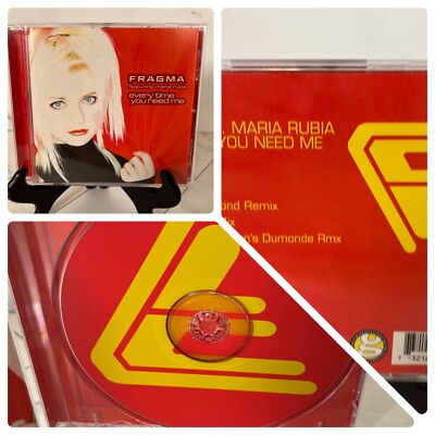Everytime You Need Me Maxi Single Fragma CD Mar-2001 Groovilicious ...