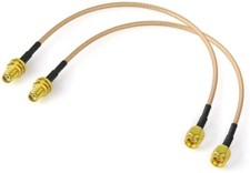 2x SMA Antenna Adapter Cable 12" For Cellular Amplifier SDR USB Dongle Receiver