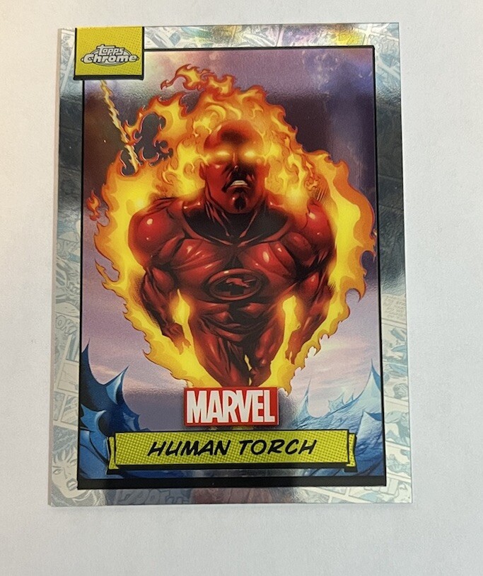 2024 Topps Chrome Marvel Human Torch #24 Base