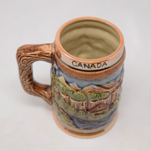 Vintage Niagara Falls Canada Mug Made in Japan 3D Mini Stein Travel Souvenir Cup - Picture 10 of 12