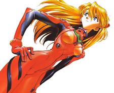 Asuka Neon Genesis Evangelion Weatherproof Anime Sticker 6" Car Decal