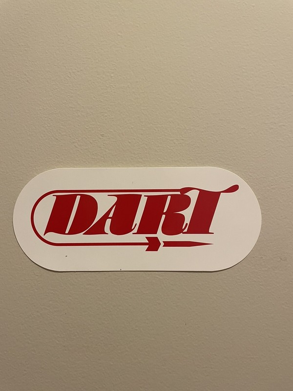 DART racing sticker/decal