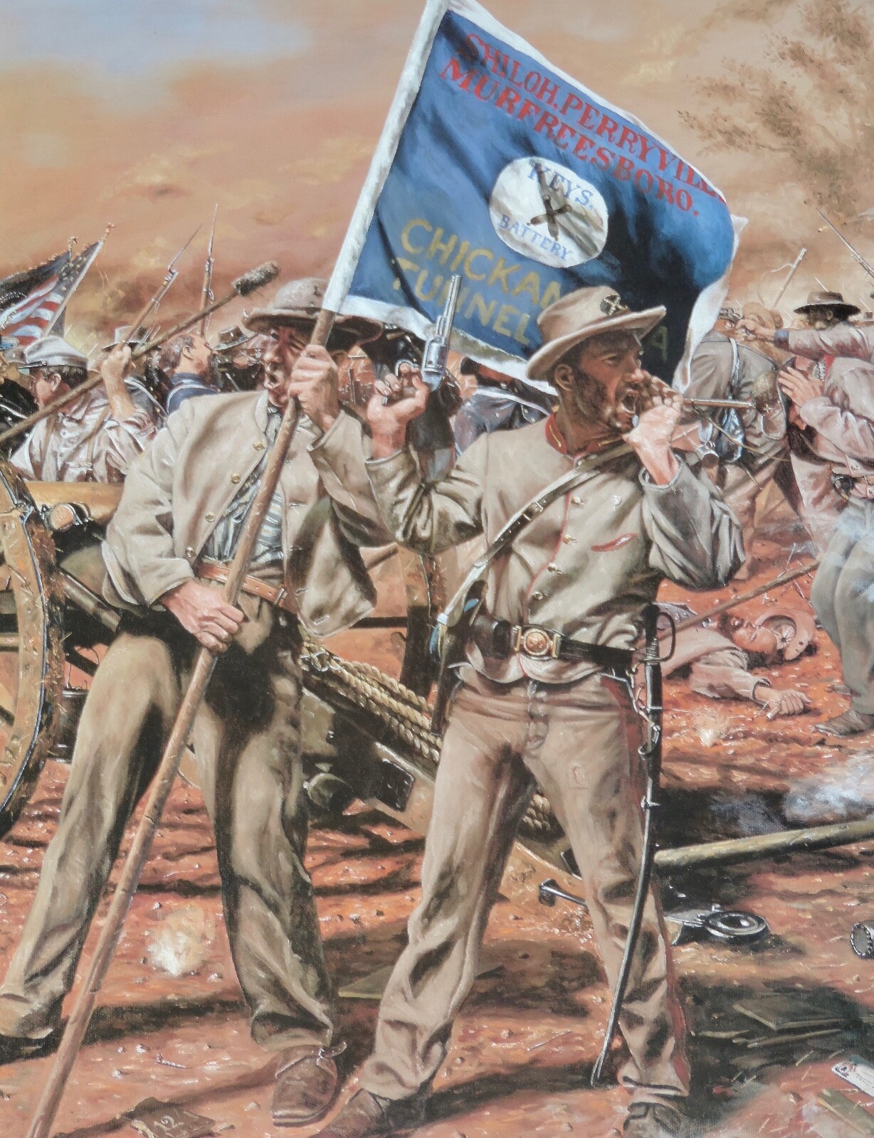 Rick Reeves - Army Of Tennessee Artillery - Civil War Print - Mint ...