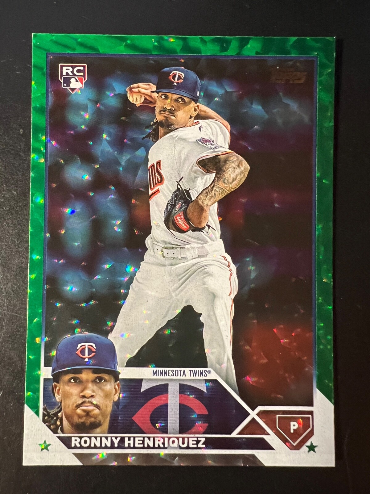 2023 Topps Green Foil #372 Ronny Henriquez #'d 354/499