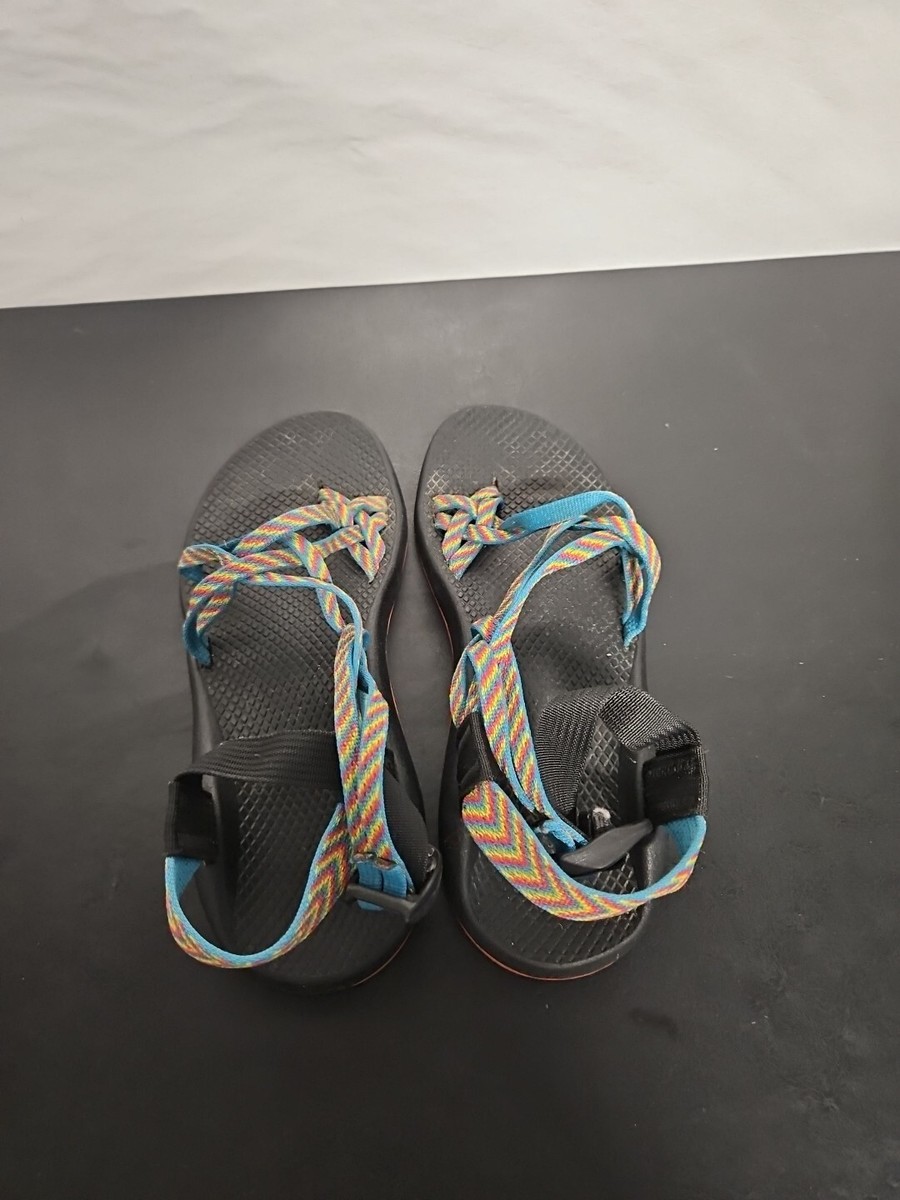 Chaco Women's Size 9 Rainbow Stripe Strappy ZX/2 Dual Strap