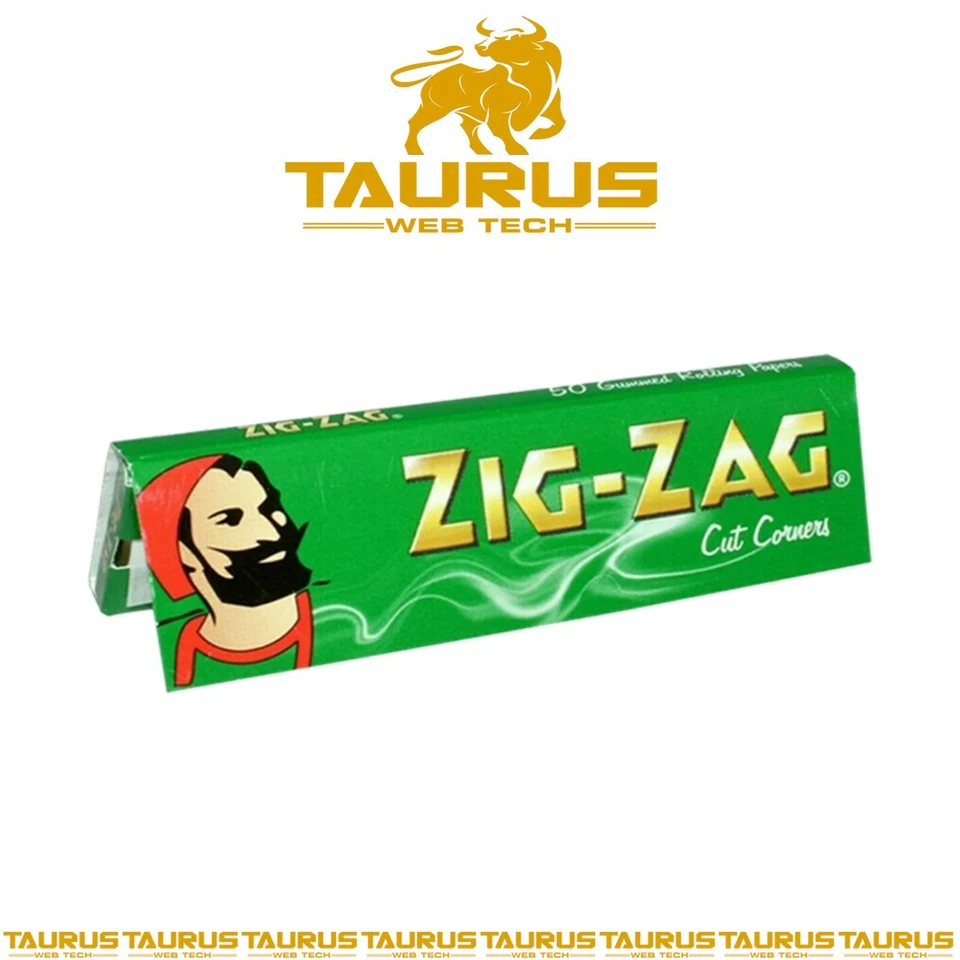 1200x ZIG ZAG GREEN Rizla Cut Corners ROLLING Papers Tobacco Filter UK FREE P&P - Image 2 of 2