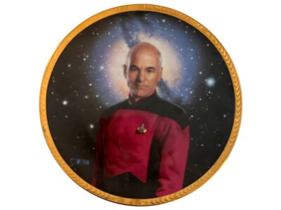 CAPTAIN JEAN-LUC PICARD Star Trek the Next Generation TNG Plate ...