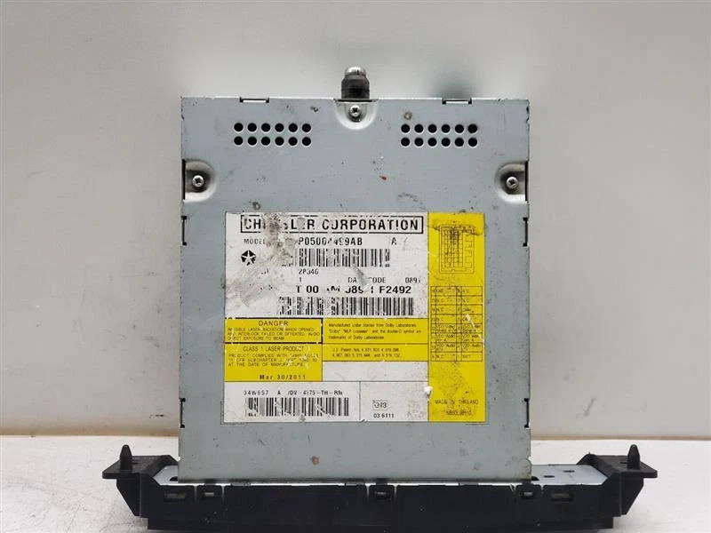 2012 Volkswagen Routan Navigation DVD Player P05064499AB OEM - Image 2 of 4