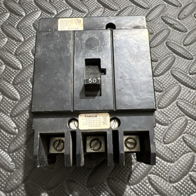 Eaton Cutler Hammer Westinghouse GHB GHB3050 3 Pole 50 Amp 480V Circuit Breaker