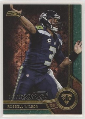 2015 Topps Triple Threads Emerald 40/199 Russell Wilson #15 0nr3