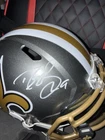 Drew Brees Autographed Saints Flash Replica Full-Size Football Helmet BECKETT
