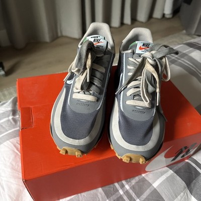 Nike LD Waffle Sacai Clot Kiss of Death 2 Cool Grey Size 7.5