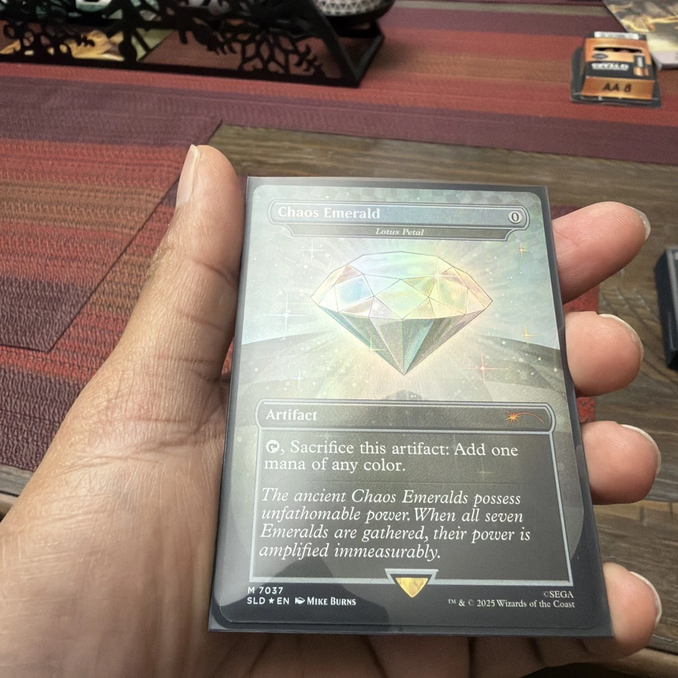 Chaos Emerald - Lotus Petal (7037) Secret Lair Drop Foil - Image 4 of 4