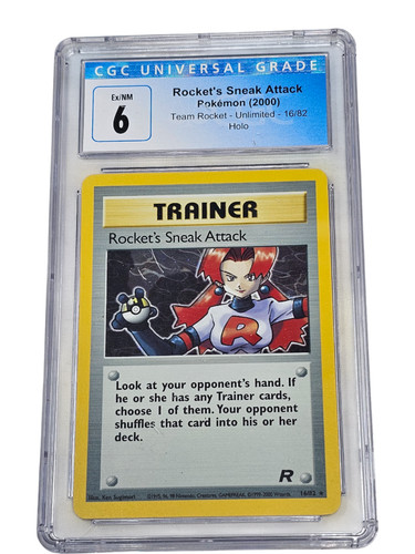 Rocket's Sneak Attack (Unlimited) graded CGC 6 for sale on eBay