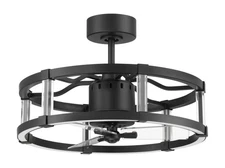Craftmade ALS24 Alexis 18" 3 Blade Indoor Smart LED Ceiling Fan - Black
