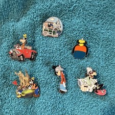 Disney Goofy Official Trading Pins Collection- set of 6 