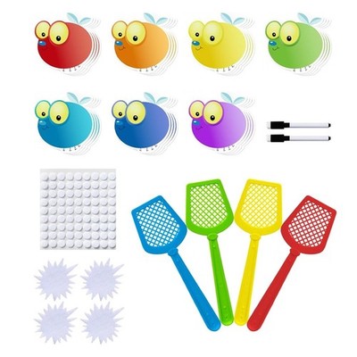 28 Pcs blank card,Fly Flash Cards,Montessori Learning,interactive,literacy game