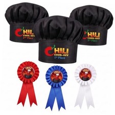 3 Pcs Chili Cook off Chef Hat Chili Cook off Prizes Trophies 1st /2nd /3rd