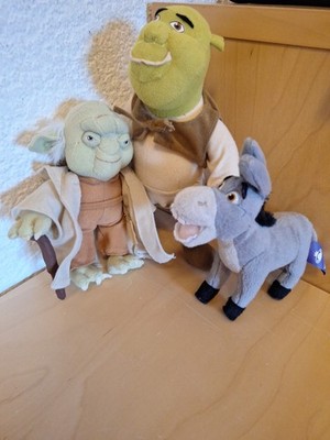 Shrek Oger Esel Yoda STAR WARS Plüsch Figur Set KONVOLUT KIND Ostern