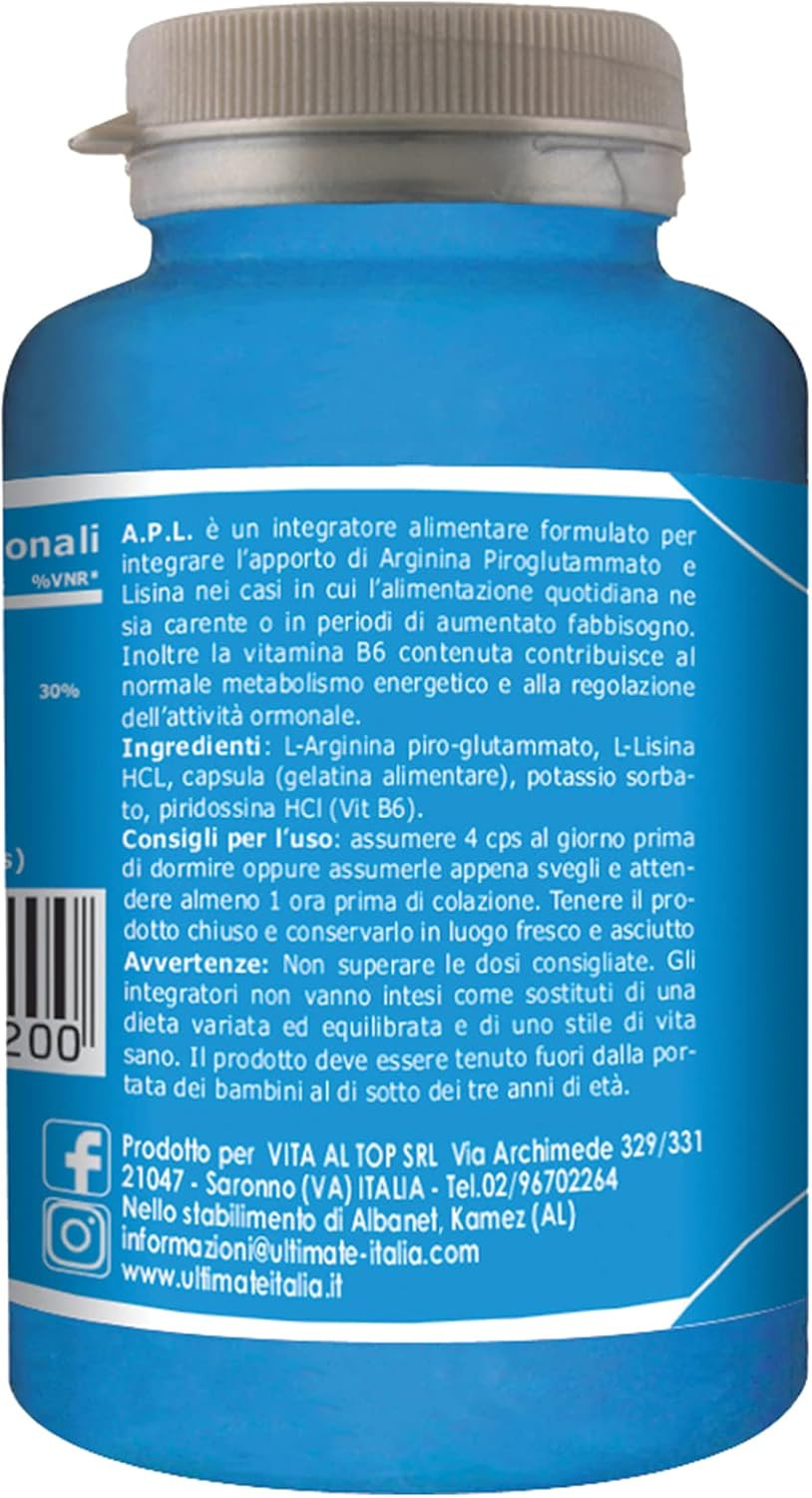 Apl - Stimola L'Aumento Del GH Ormone Della Crescita - Arginina Piroglutammato E - 2