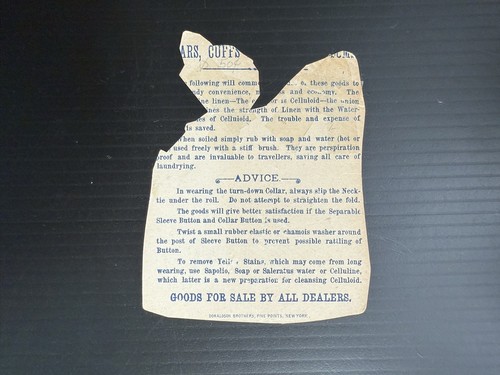 LOTE DE 7 TARJETAS PUBLICITARIAS ANTIGUAS DE LA DÉCADA DE 1880 CHARLATANERÍA MÉDICA MARINERO NIÑO EFÍMERO - Imagen 5 de 24
