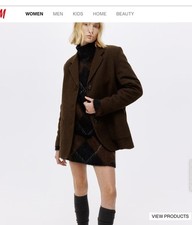 NWT H M single breasted blazer