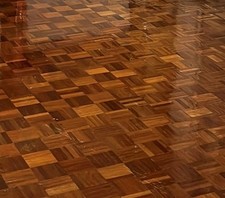 Solid Wood Vintage Teak Parquet Flooring