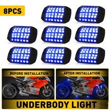 8x Blue 36led Under Car Truck Underglow Underbody System Neon Light Universal Ek 8x Blue 36led Under Car Truck Underglow Underbody System Neon Light Universal Ek