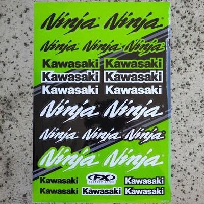 Kawasaki Ninja 250 300 500 ZX6 ZX6R ZX9 ZX9R ZX10R ZX14 DECALS STICKERS GRAPHICS