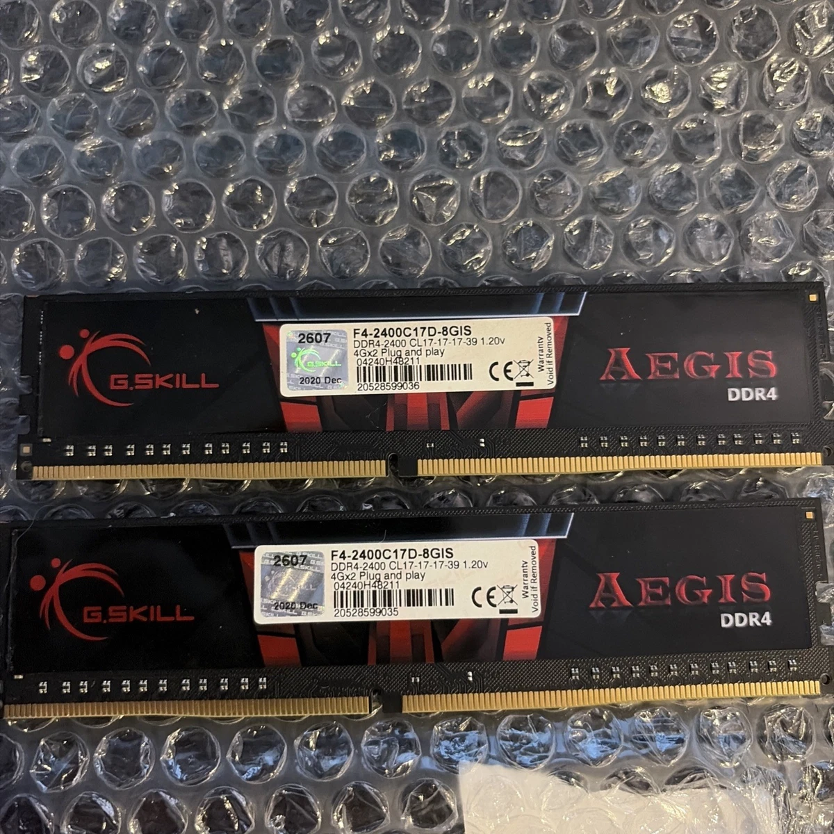 G. SKILL PC4-19200 (DDR4-2400) Bus Speed DIMM Computer Memory (RAM