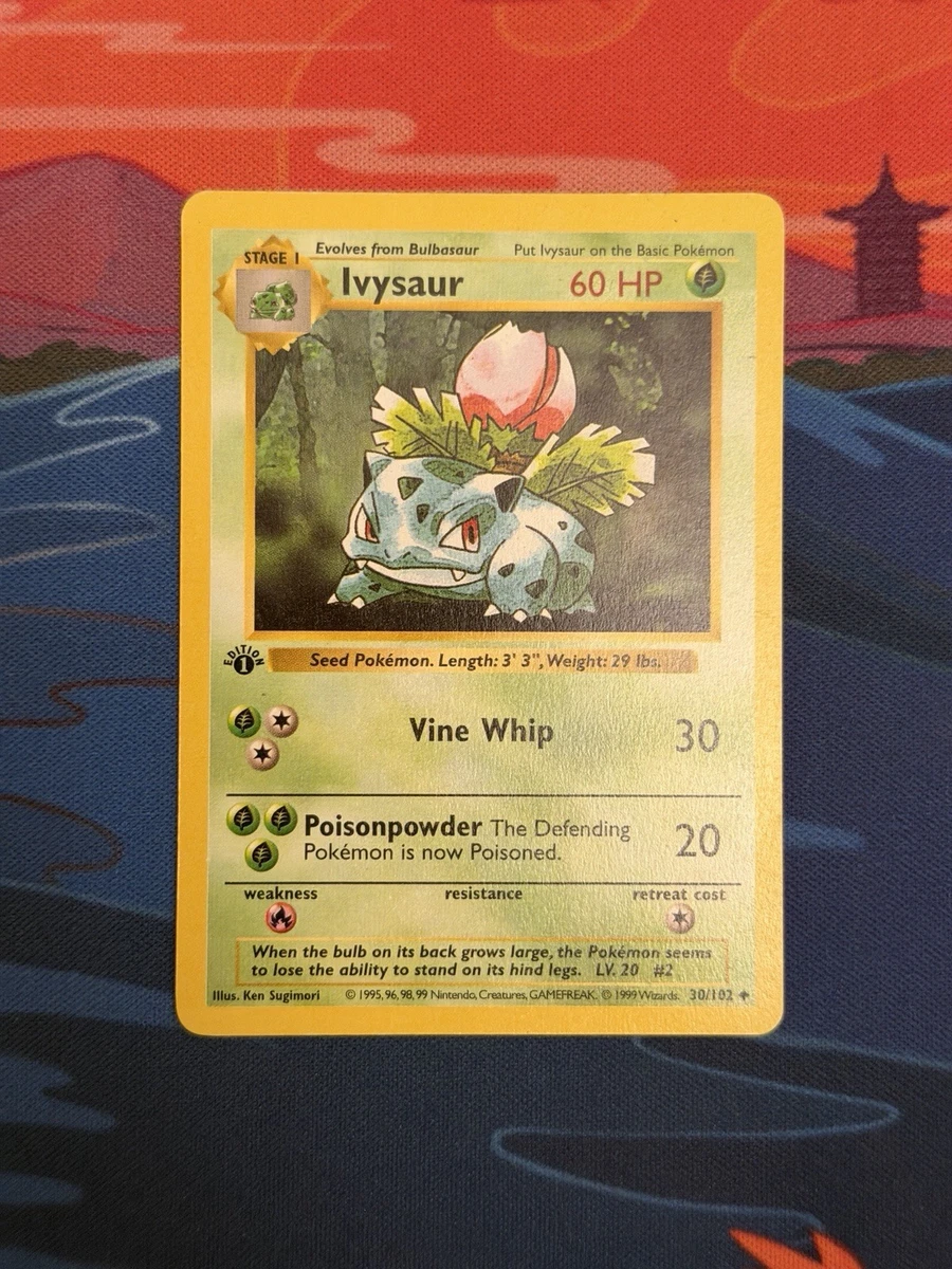 25+ Ivysaur 030/102 Base Set (Shadowless) for sale | Updated Oct 2026