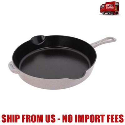 Staub Cast Iron11-inch, Traditional Deep Skillet, Lilac