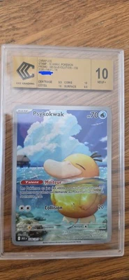 BUG GRADATION Pokémon JCC Psykokwak 226/217 FR Méga-Évolution carte gradée CCC10 - Photo 1/2