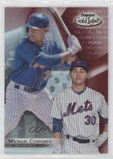 2018 Topps Gold Label Class 1 Red 4/75 Michael Conforto #66 6f8