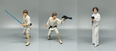Kotobukiya ARTFX+ Star Wars Luke Skywalker & Princess Leia 1/10 Figures Loose