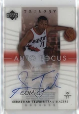 2004-05 Upper Deck Trilogy Focus Sebastian Telfair #AF-ST Rookie Auto RC h8k