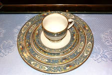 Lenox Autumn (Gold Backstamp) Presidential Collection 5-Piece Place Setting USA