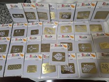 Lot Of 29 Sizzix Simple Impressions Embossing Folders