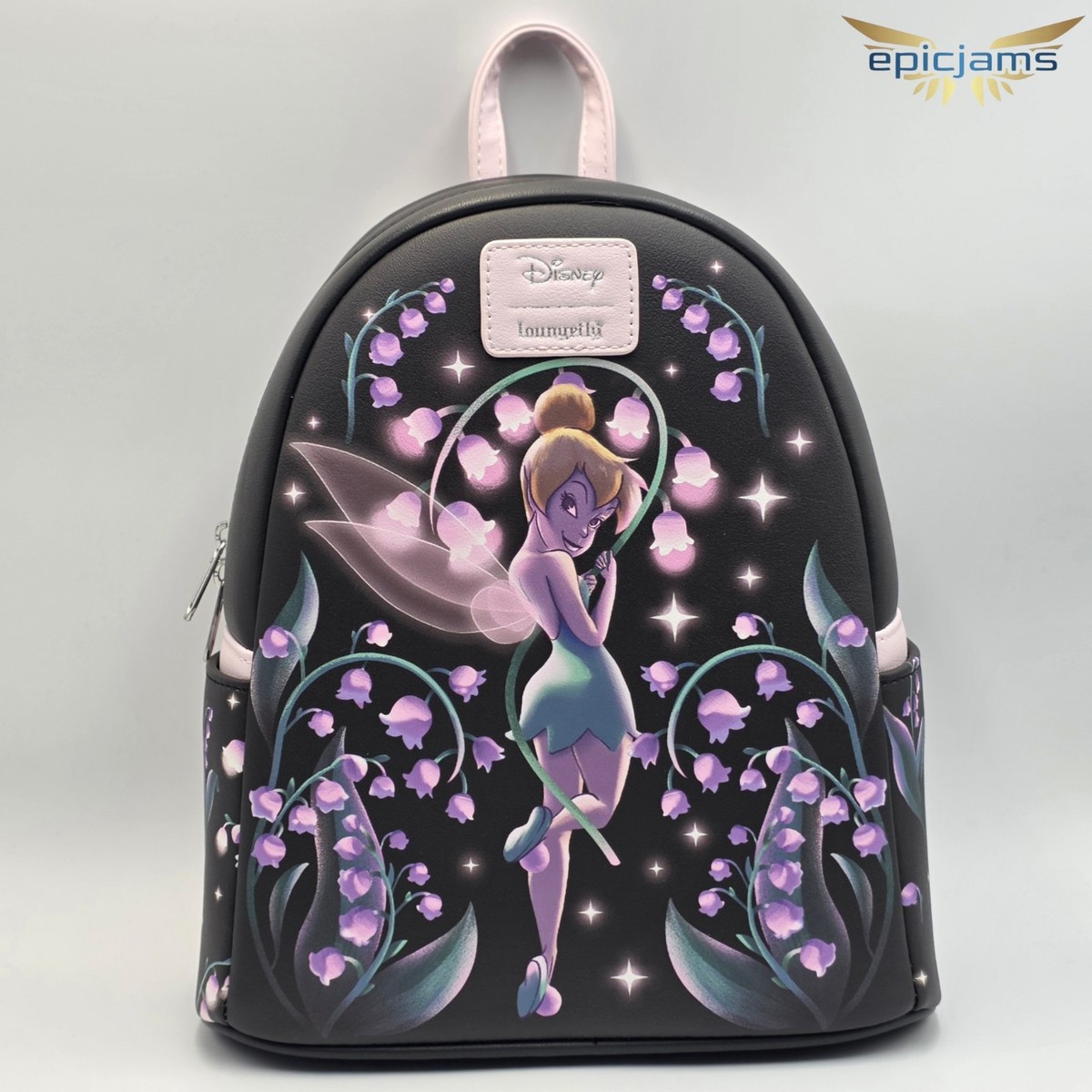 Loungefly Disney Tinker Bell Pink Lili Valley Mini Backpack 