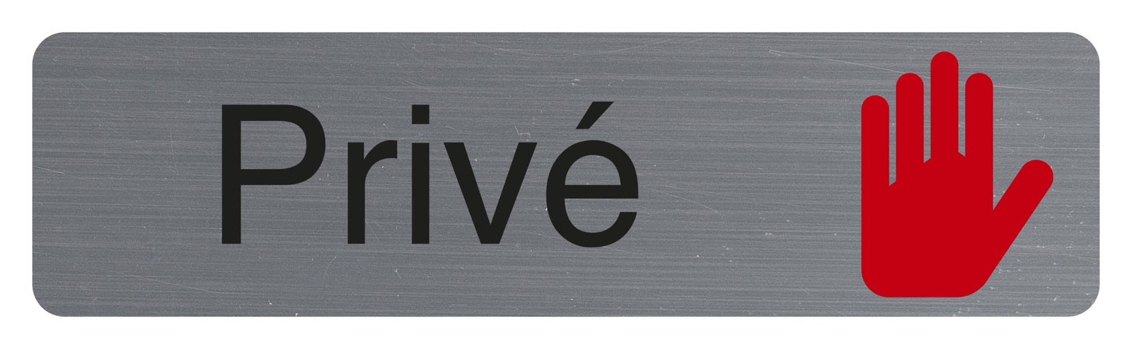 Exacompta - Ref. 67150E - 1 cartello adesivo per porta Private - Cartello m mAms