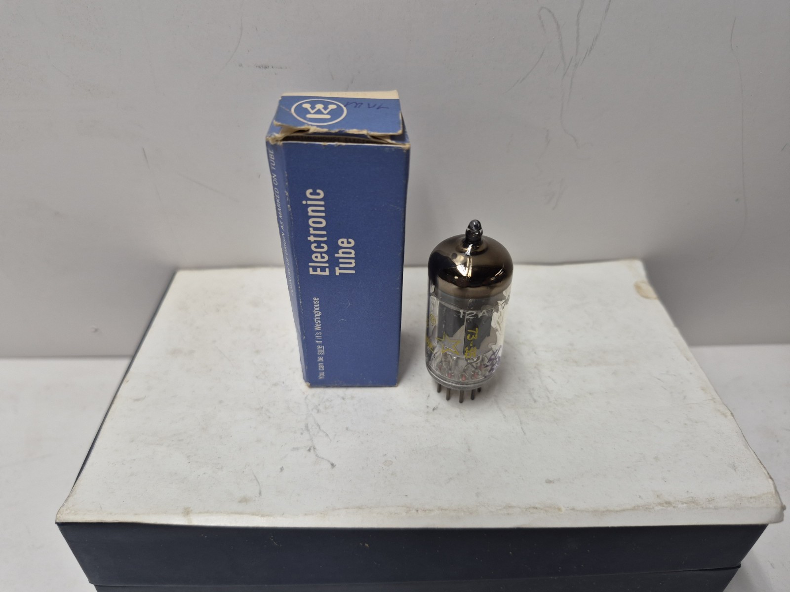 NOS NIB Mullard Westinghouse  12AX7 ECC83 Audio Amp Tube TV7 Tested Blackburn UK