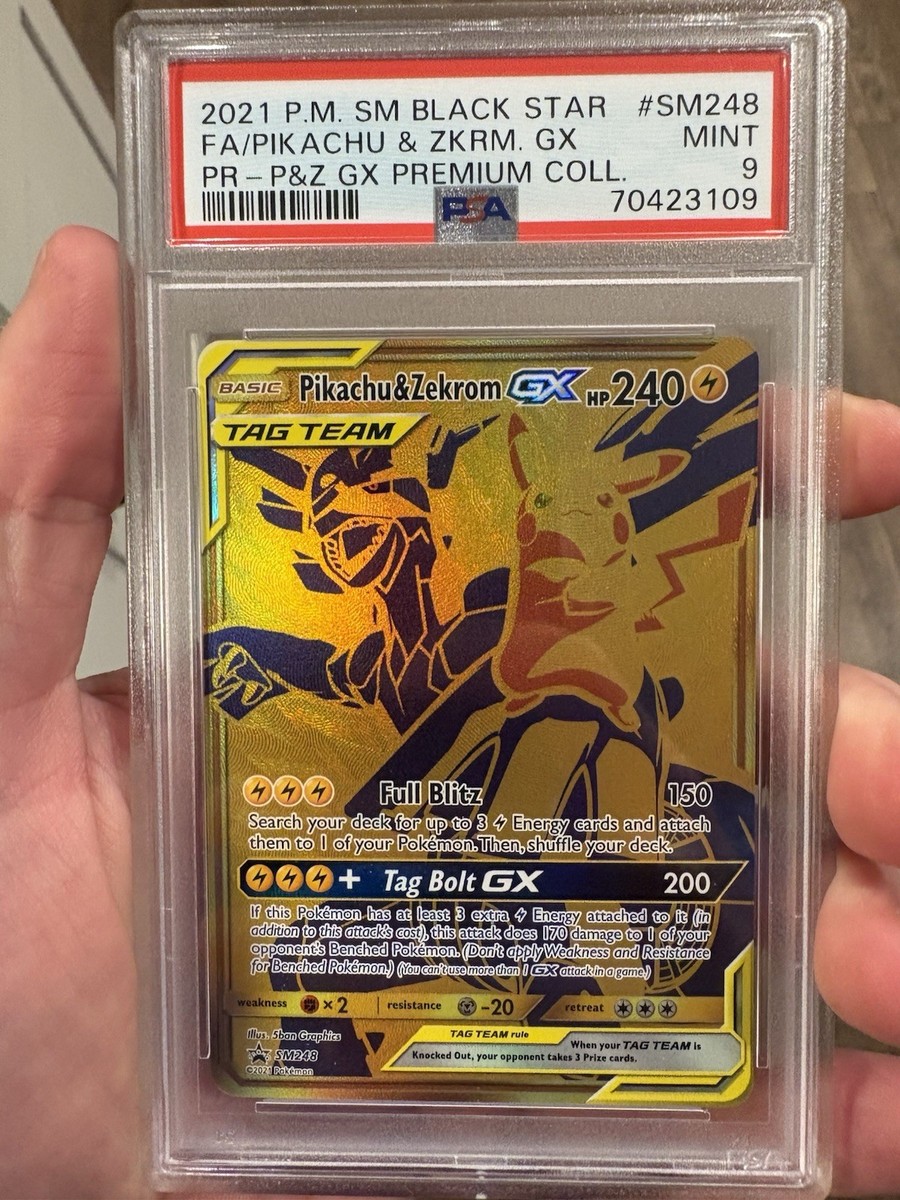 Pikachu & Zekrom GX SM248 Sm Holo PSA 9 | eBay
